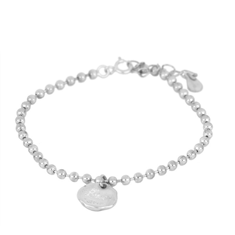 PULSERA LOVE FOREVER SILVER