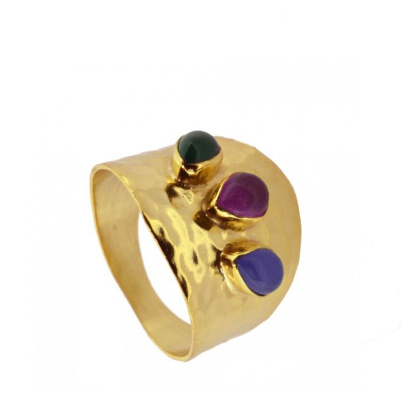 ANILLO INCAS TRIJADE GOLD