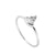 ANILLO TEVISTA WHITE SILVER