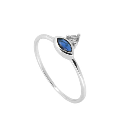 ANILLO TEVISTA BLUE SILVER