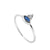 ANILLO TEVISTA BLUE SILVER