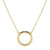 COLLAR CIRCLE GOLD