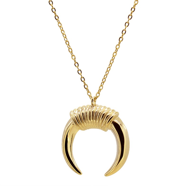 COLLAR HORN GOLD