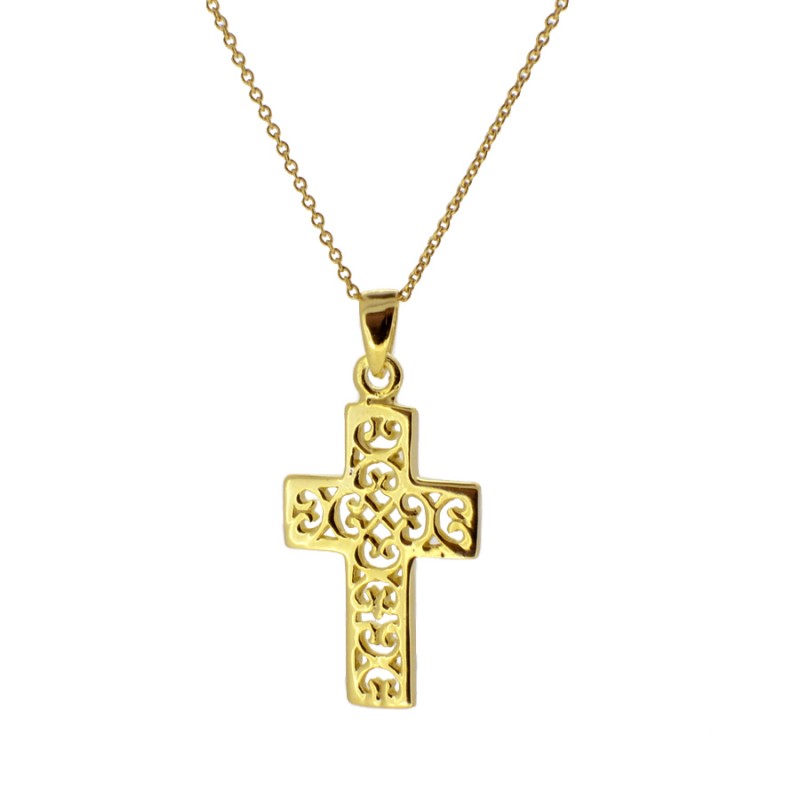 COLLAR CROSS GOLD