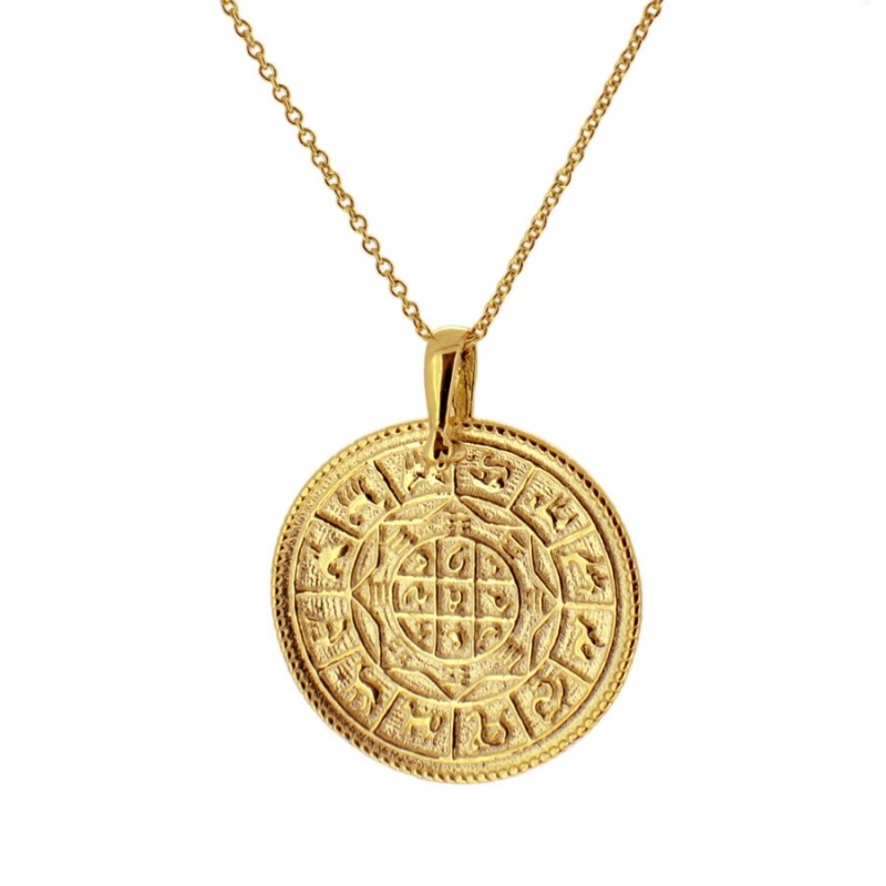 COLLAR ZODIAC MEDIUM GOLD