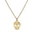 COLLAR SKULL MEDIUM GOLD