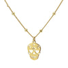 COLLAR SKULL GOLD