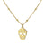 COLLAR SKULL GOLD