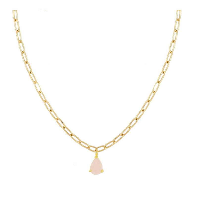 COLLAR TEAR ROSA GOLD