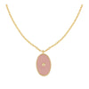 COLLAR ENAMEL PINK GOLD