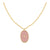 COLLAR ENAMEL PINK GOLD