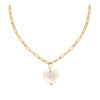 COLLAR HEART CHAIN GOLD