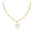 COLLAR HEART CHAIN GOLD