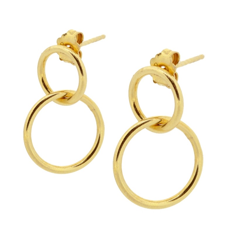 PENDIENTES PARTY MEDIUM GOLD