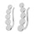 PENDIENTES PLANE TREPADOR SILVER