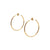 PENDIENTES AIDA 20 MM GOLD