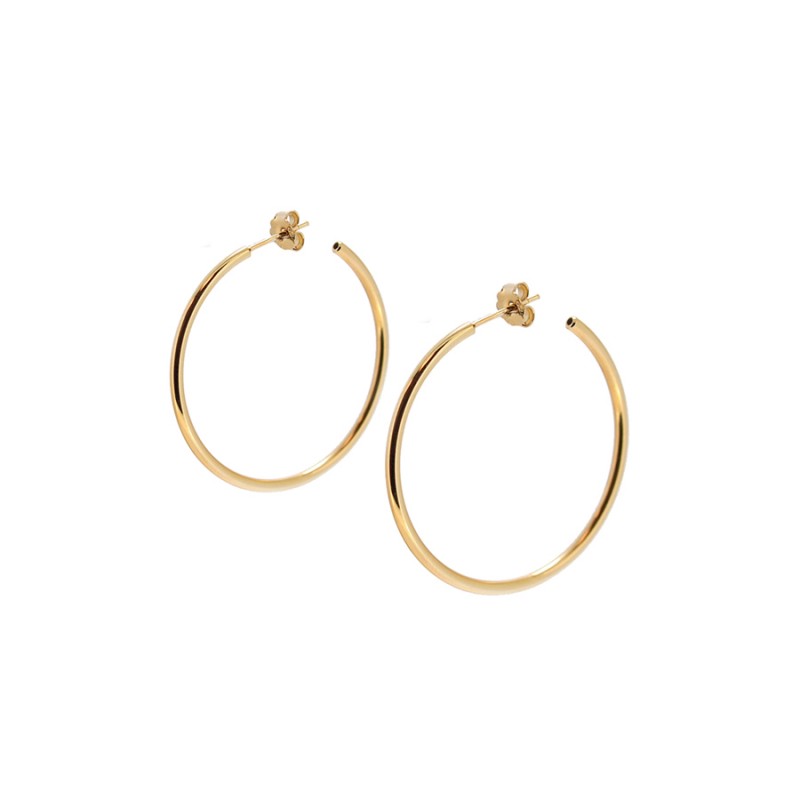 PENDIENTES AIDA 20 MM GOLD