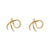 PENDIENTES EARCUFF LAZO GOLD