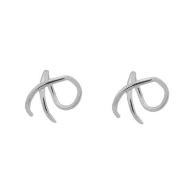 PENDIENTES EARCUFF LAZO SILVER