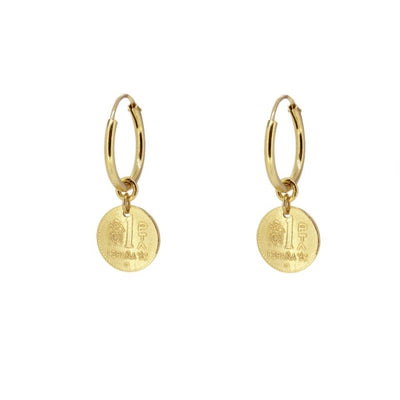 PENDIENTES MONEY GOLD