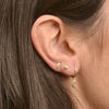 PENDIENTES ESTRELLA Y LUNA GOLD