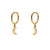 PENDIENTES LUNITA GOLD