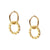 PENDIENTES DOUBLE GOLD