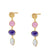 PENDIENTES CRISTALIA LUNA GOLD