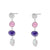 PENDIENTES CRISTALIA LUNA SILVER