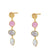 PENDIENTES CRISTALIA GOLD