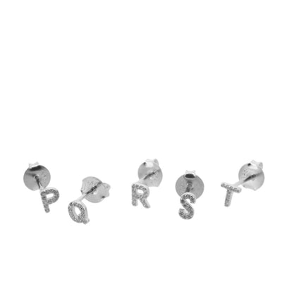 PENDIENTES ALPHABET SILVER