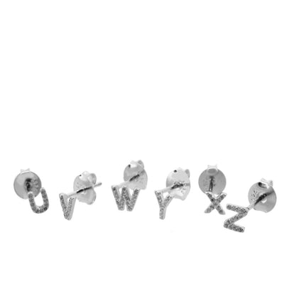 PENDIENTES ALPHABET SILVER