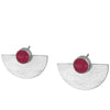 PENDIENTES CUSCO FUCSIA SILVER