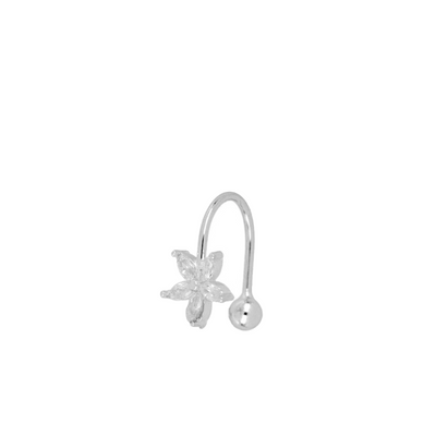 PENDIENTES FIORE EAR CUFF SILVER