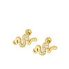 PENDIENTES ULEDRA ROSCA GOLD