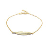 PULSERA PLUMA GOLD