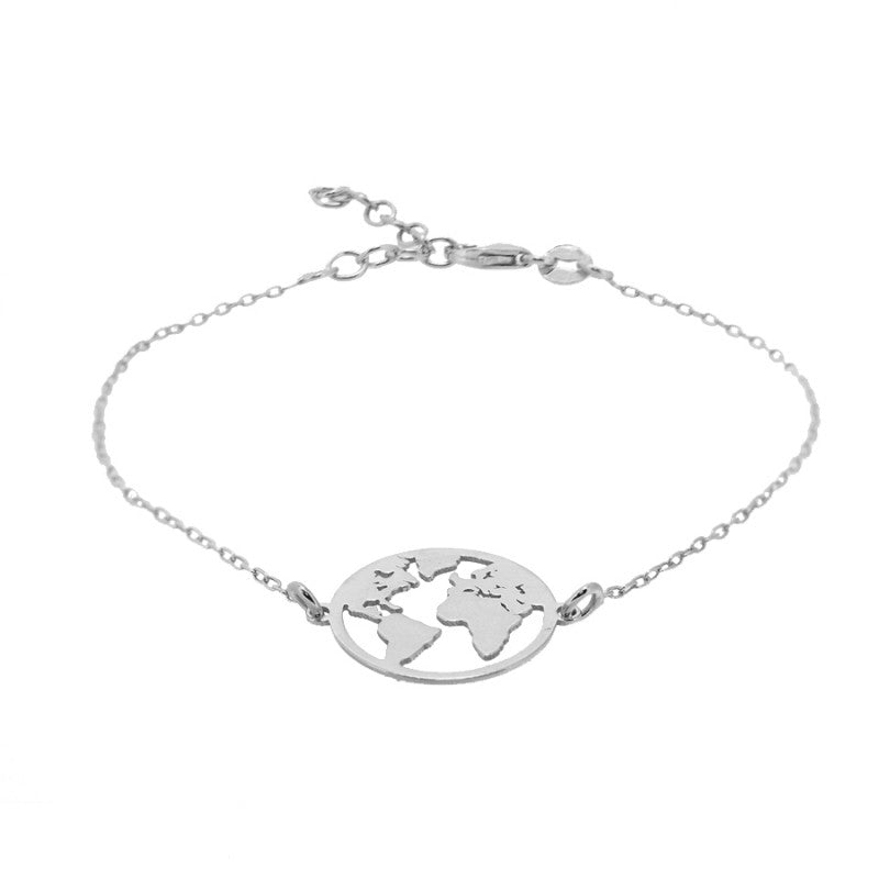 PULSERA MUNDO SILVER