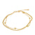 PULSERA DOUBLE BALL GOLD