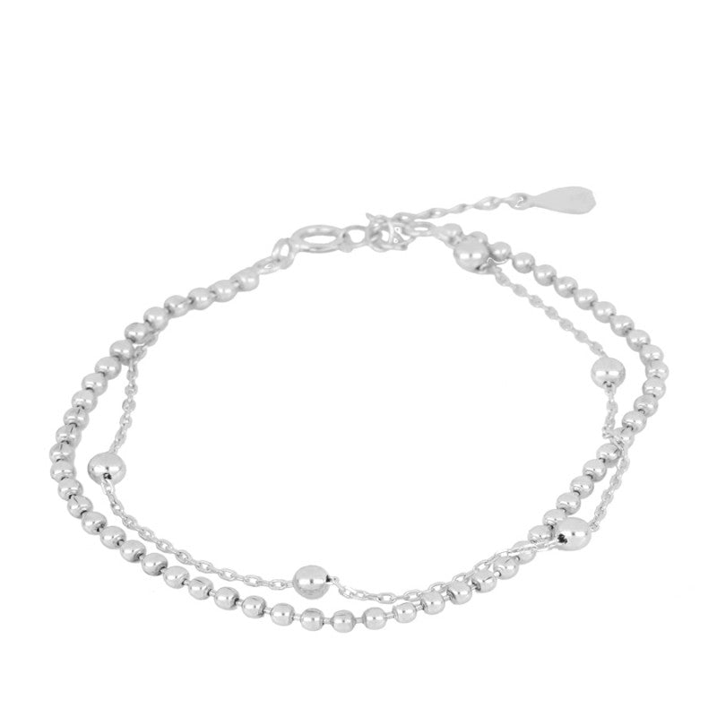 PULSERA DOUBLE BALL SILVER