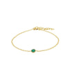 PULSERA VENECIA VERDE GOLD