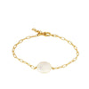 PULSERA PEARL CHAIN GOLD